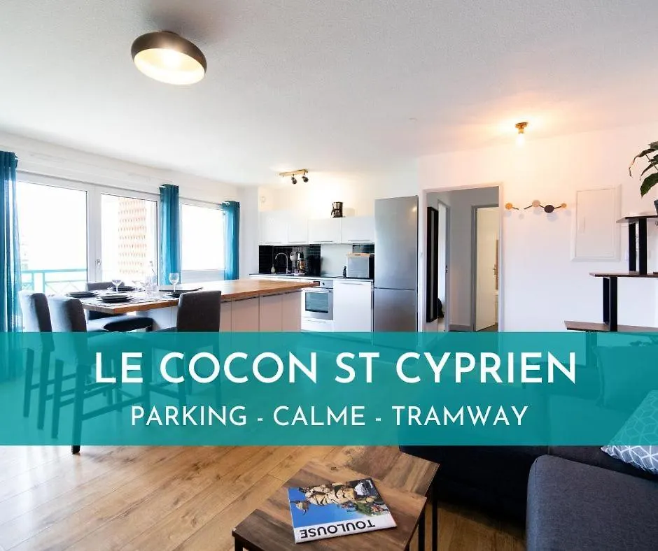 Le Cocon St Cyprien - Centre - Parking - Tramway Apartman Toulouse
